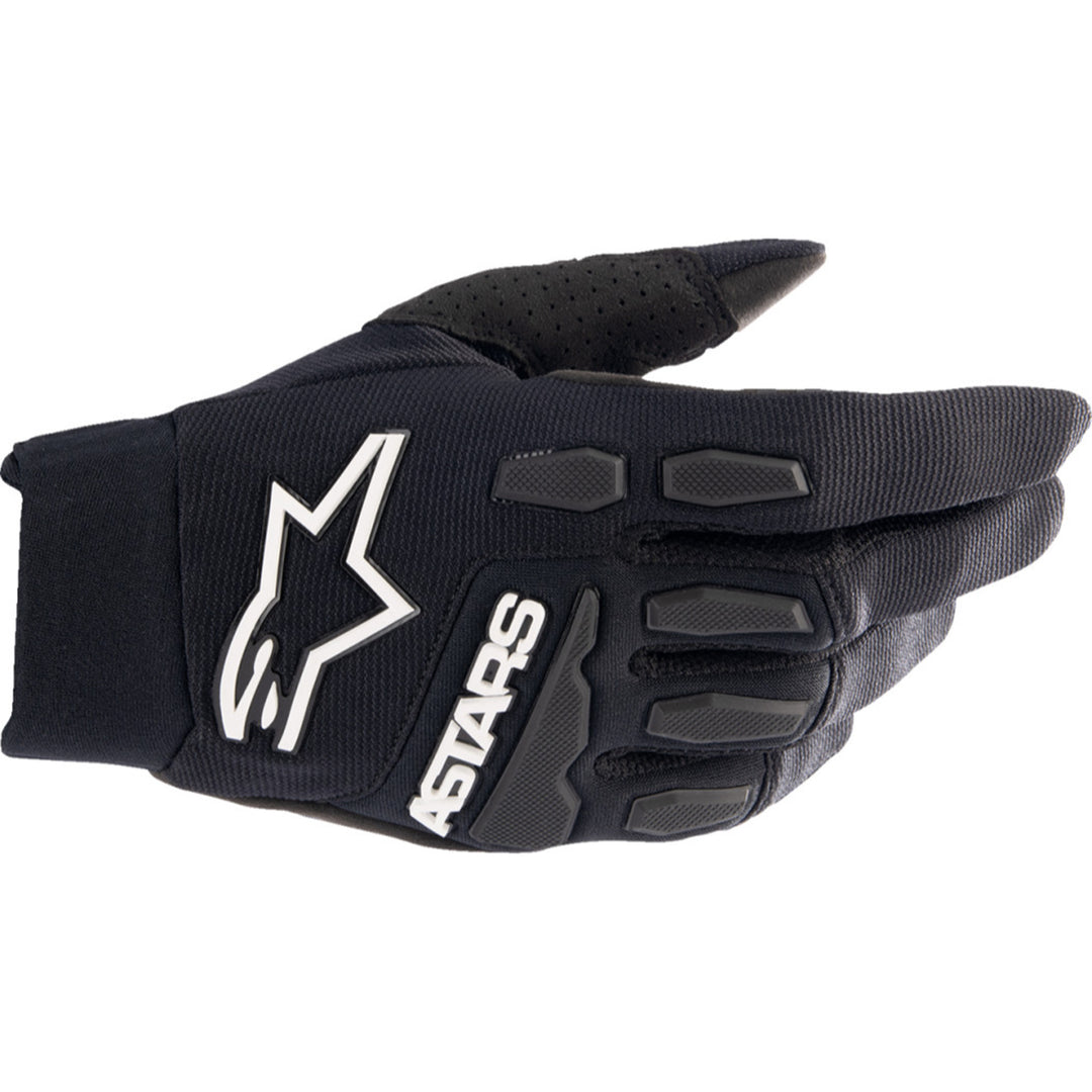 Alpinestars Full Bore XT Gloves Black - Back of Hand View