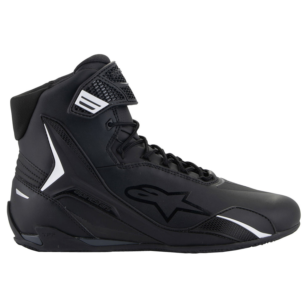 Alpinestars Faster-4 Riding Shoes Black - Outer Side View