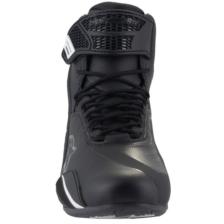 Alpinestars Faster-4 Riding Shoes Black - Front View