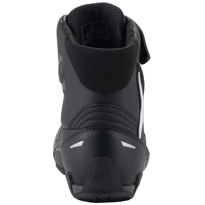 Alpinestars Faster-4 Riding Shoes Black - Rear View