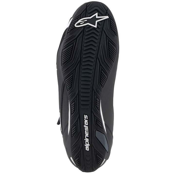 Alpinestars Faster-4 Riding Shoes Black/White - Sole View