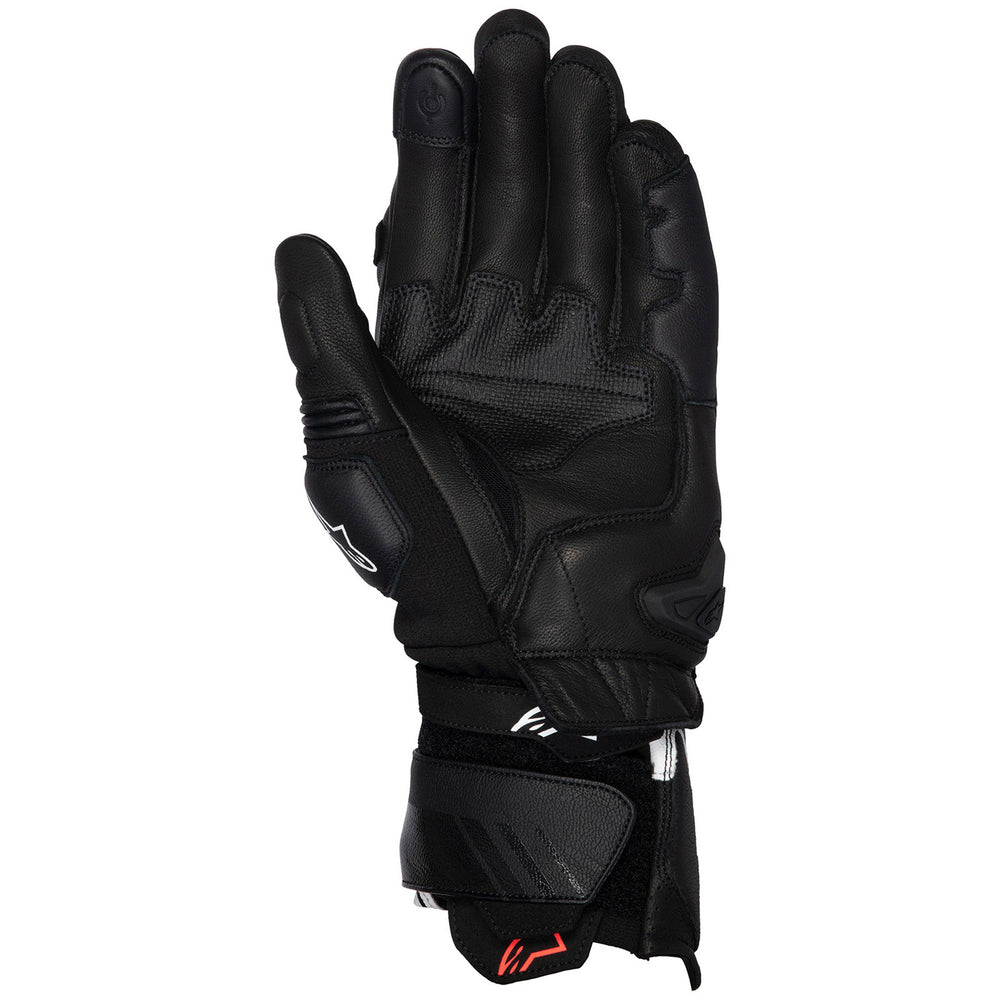 Alpinestars GP Plus R V3 Leather Gloves Black/White - Palm View