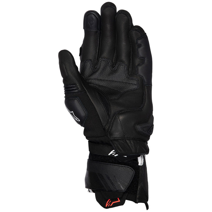 Alpinestars GP Plus R V3 Leather Gloves Black/White - Palm View