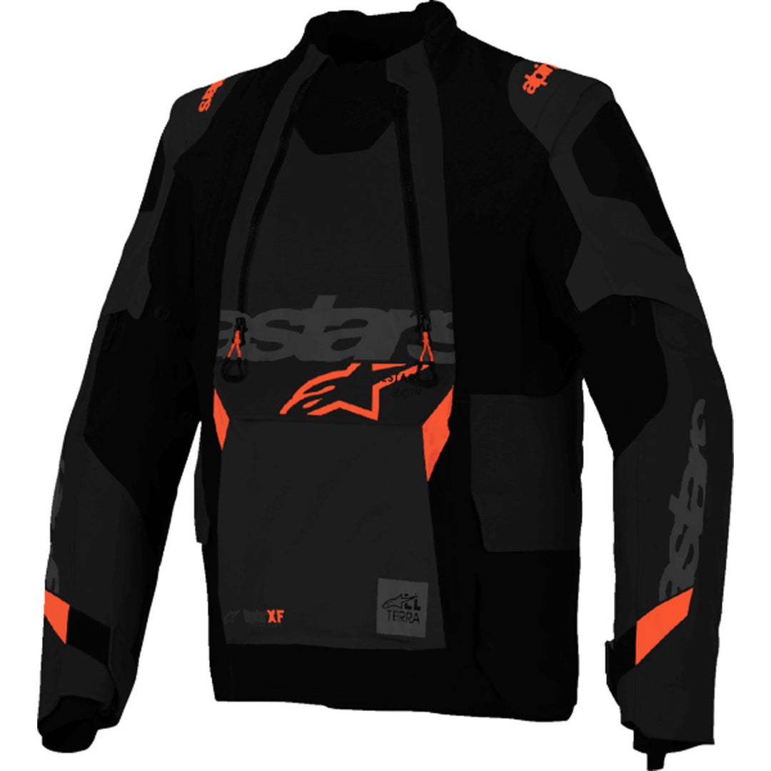 Alpinestars Halo Pro Drystar XF Laminated Jacket Black/Dark Shadow - Front View