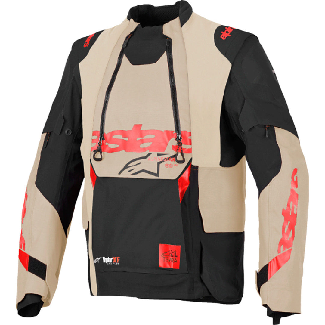 Alpinestars Halo Pro Drystar XF Laminated Jacket Mastic/Black - Front View