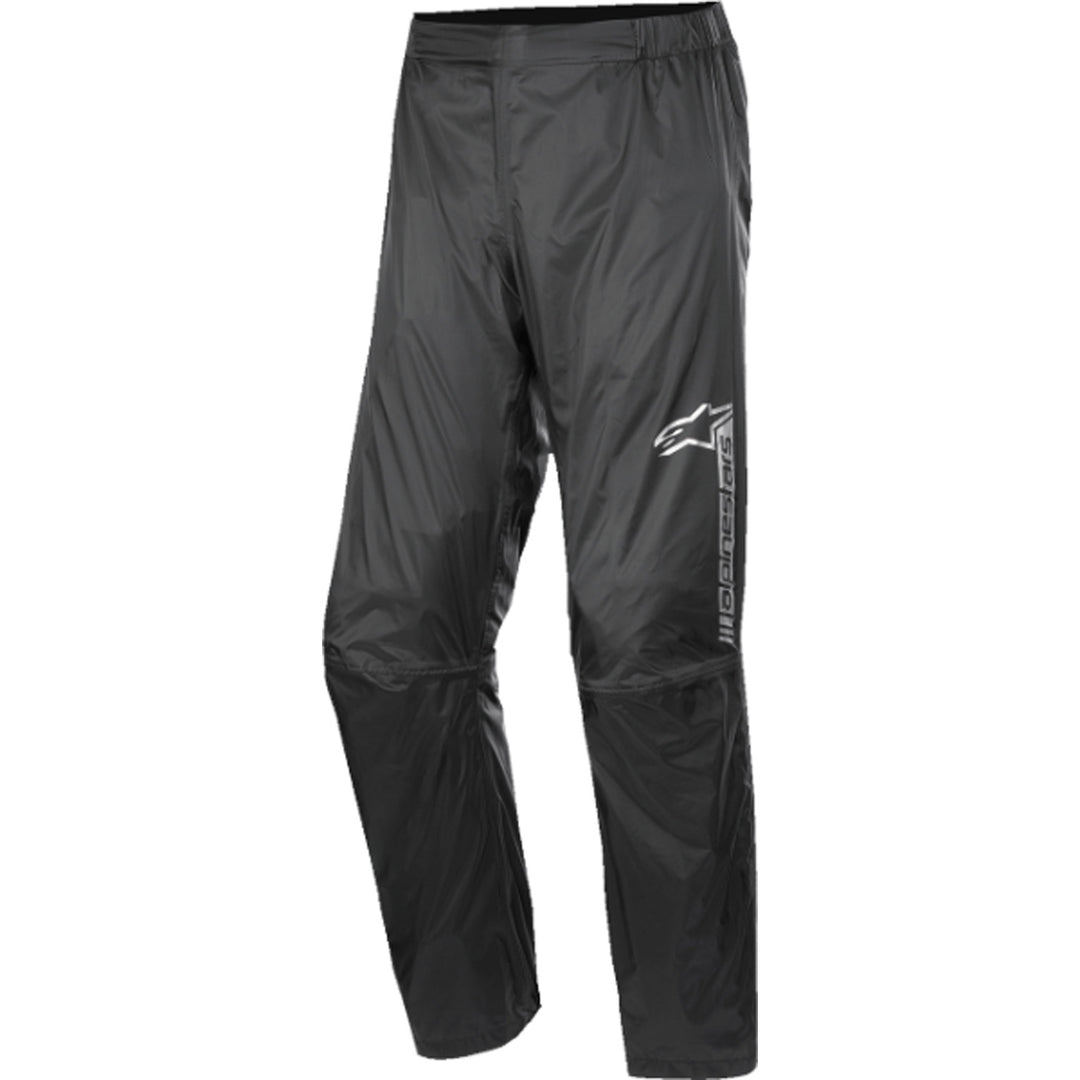 Alpinestars Hurricane V2 Rain Pants Black - Front View