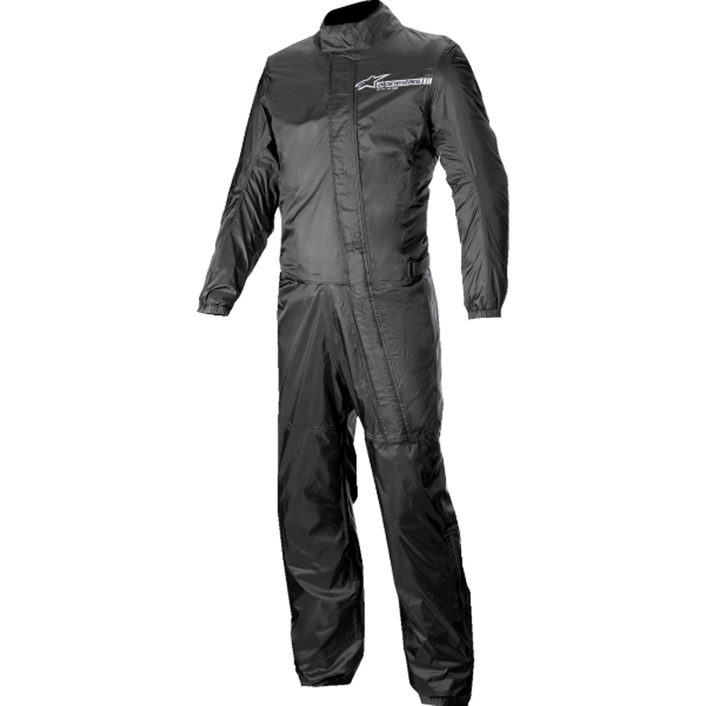 Alpinestars Hurricane V2 Rainsuit Black - Front View