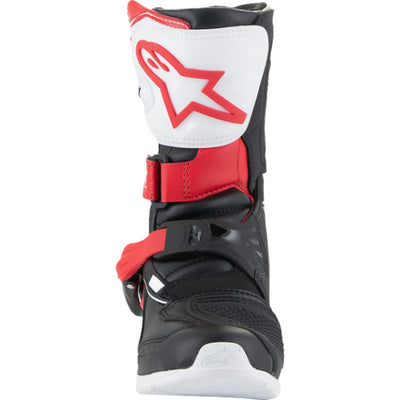 Alpinestars Kids Tech 3S MX Boots Red/Black/White - Front View