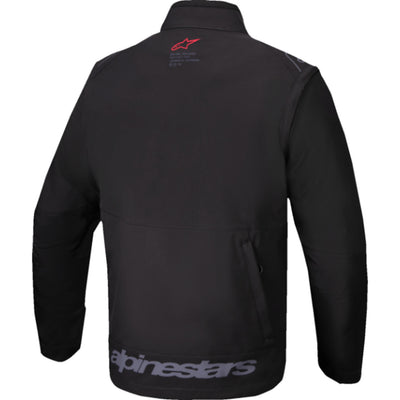 Alpinestars Lite-Dura Softshell Jacket Black - Rear View