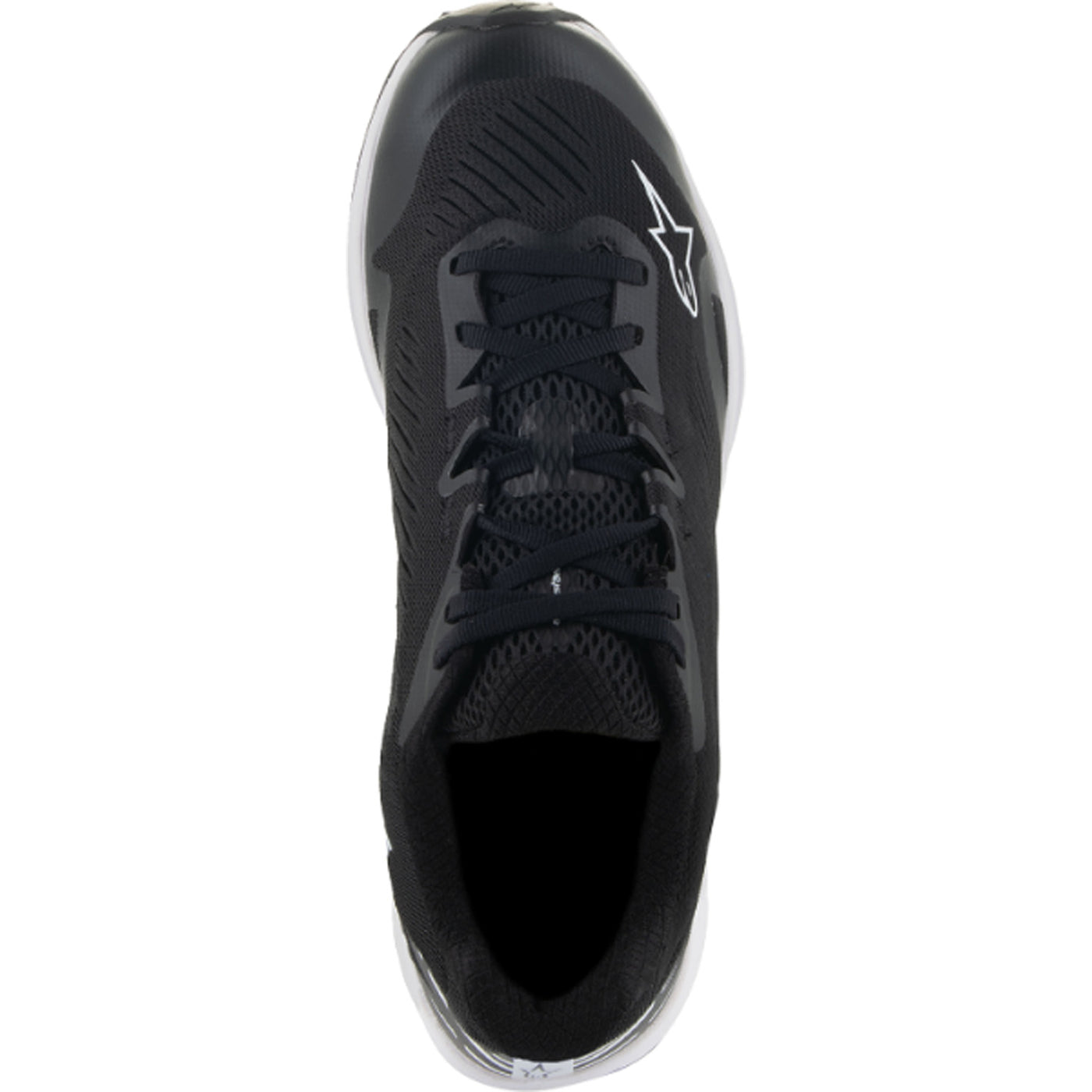 Alpinestars Meta Road Shoes Black/White - Top Down View