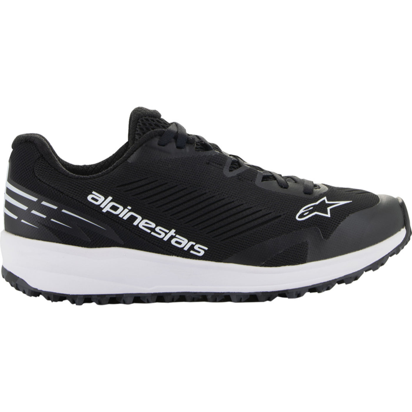 Alpinestars Meta Road Shoes Black/White - Outer Side View