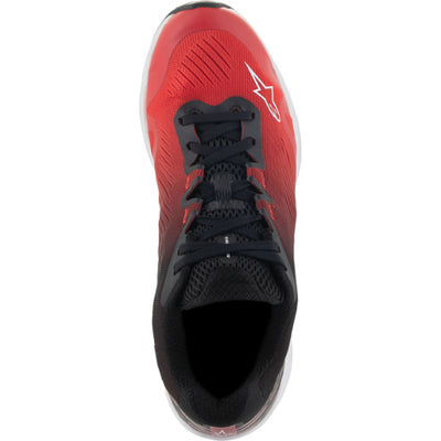 Alpinestars Meta Road Shoes Red/Black/White - Top Down View