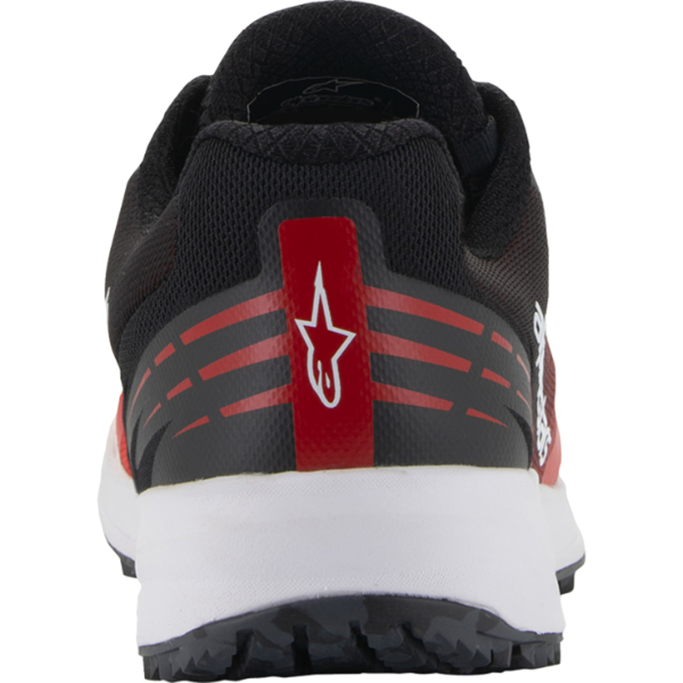 Alpinestars Meta Road Shoes Red/Black/White - Rear View