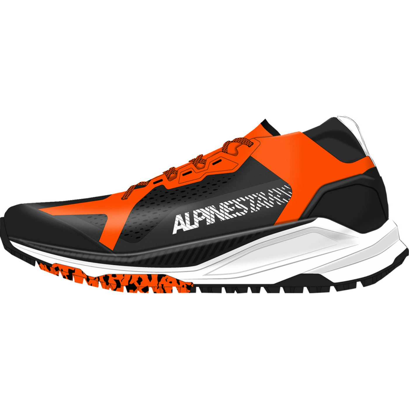 Alpinestars Meta XR V2 Shoes Black/Orange/White - Inner Side View