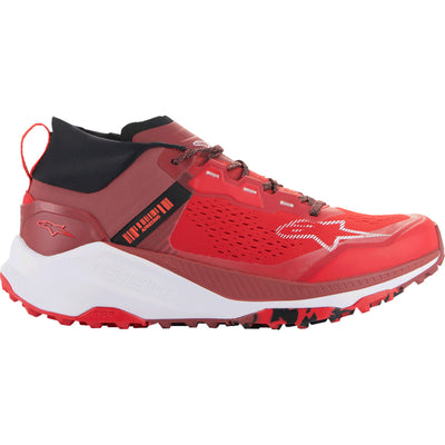 Alpinestars Meta XR V2 Shoes Bright Red/Dark Red/White - Outer Side View