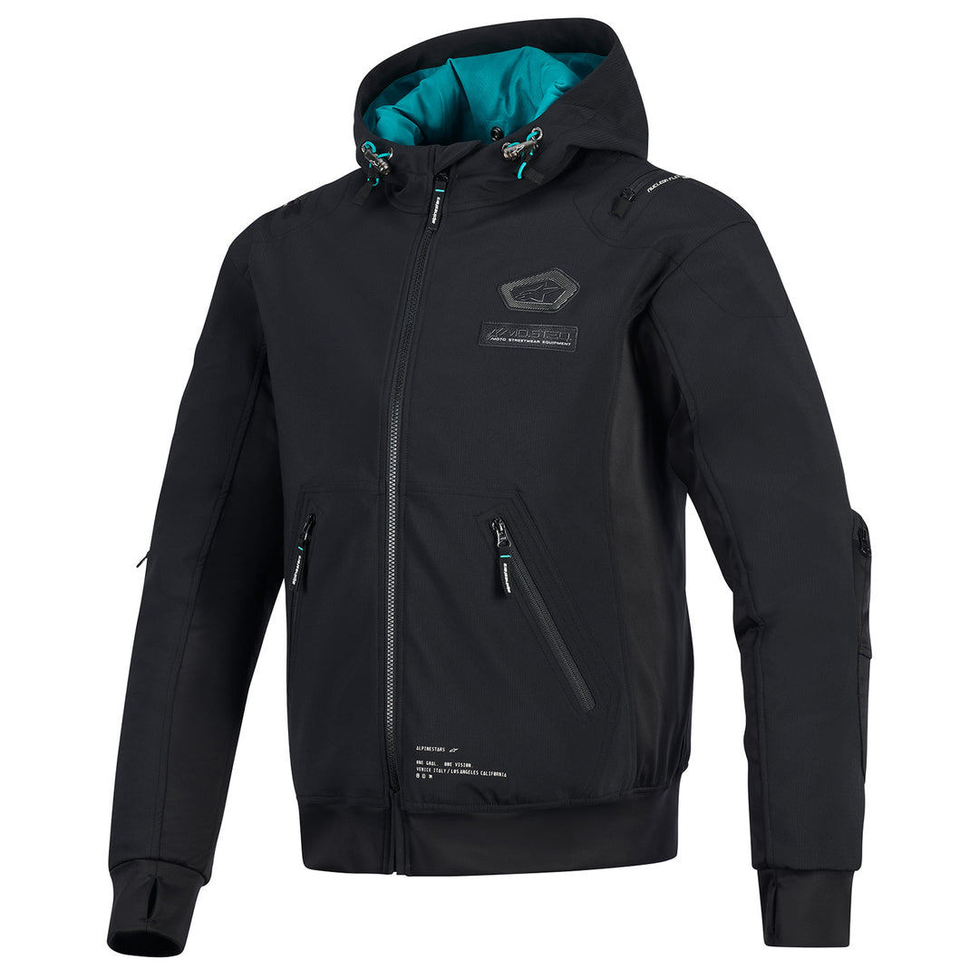 Alpinestars Moblast Waterproof Jacket Black - Front View