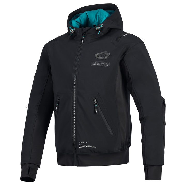 Alpinestars Moblast Waterproof Jacket Black - Front View