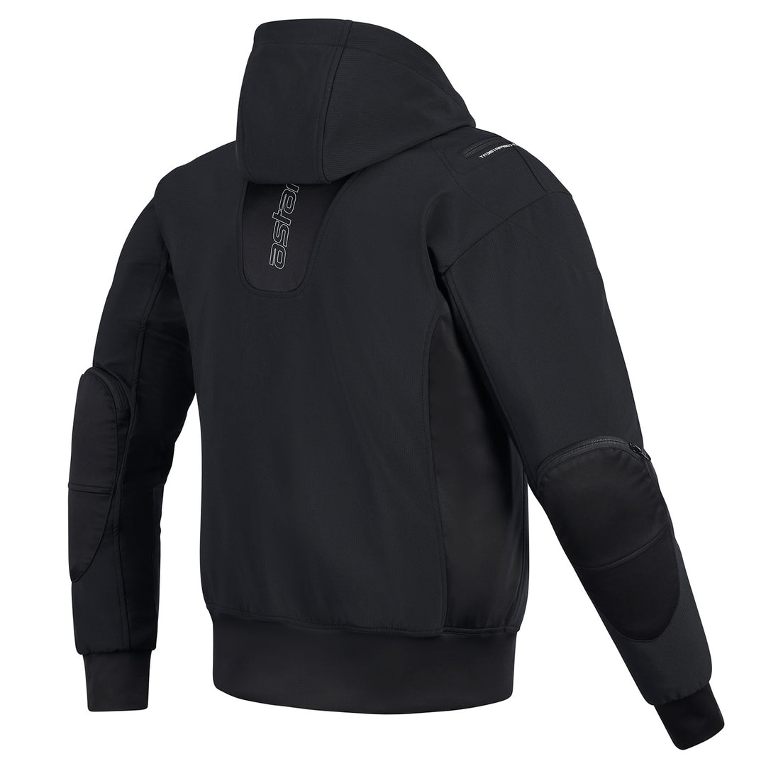 Alpinestars Moblast Waterproof Jacket Black - Rear View
