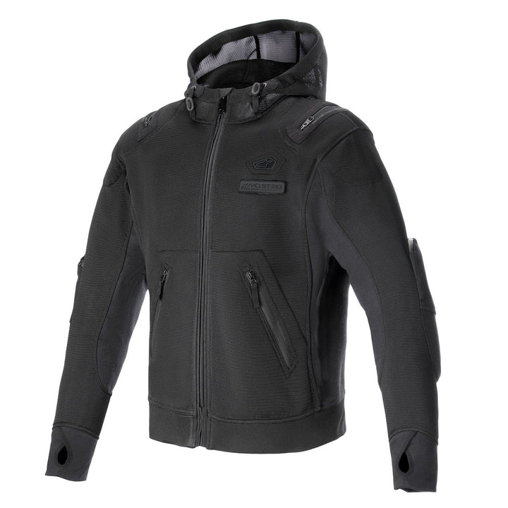 Alpinestars Moflow Air Tech Hoodie Black/Black - Front View