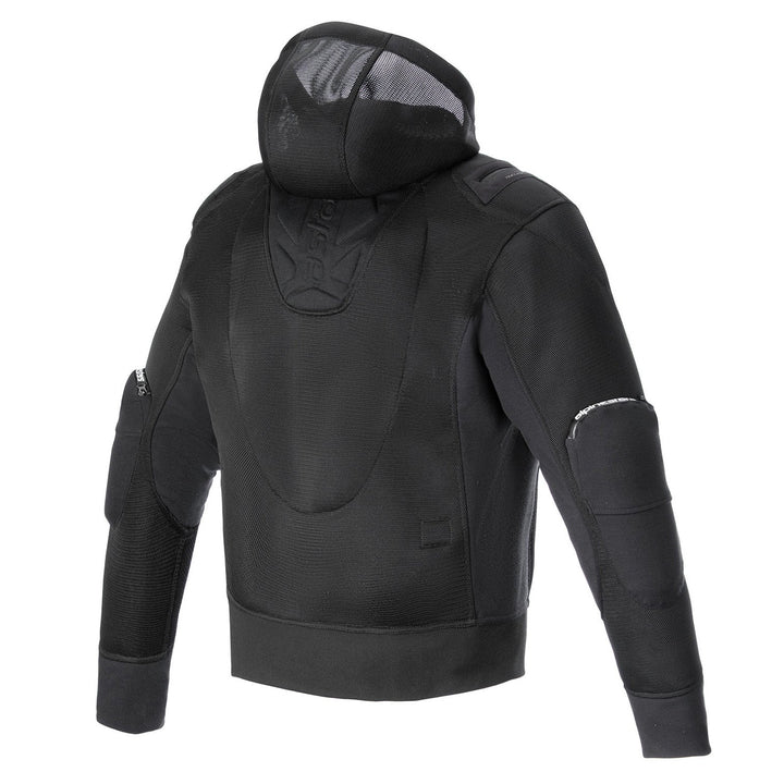 Alpinestars Moflow Air Tech Hoodie Black/Black - Rear View