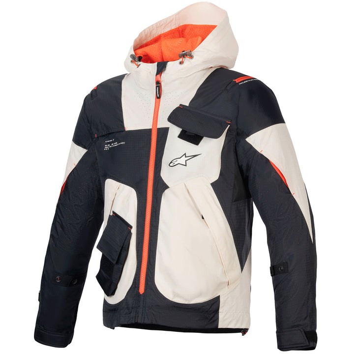 Alpinestars Mogress Air Jacket Black/Almond/Hot Orange - Front View