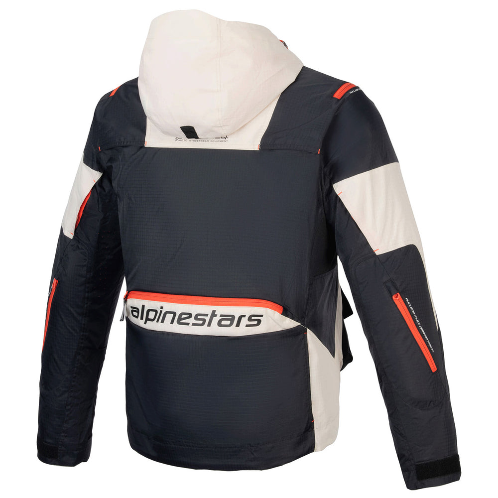 Alpinestars Mogress Air Jacket Black/Almond/Hot Orange - Rear View