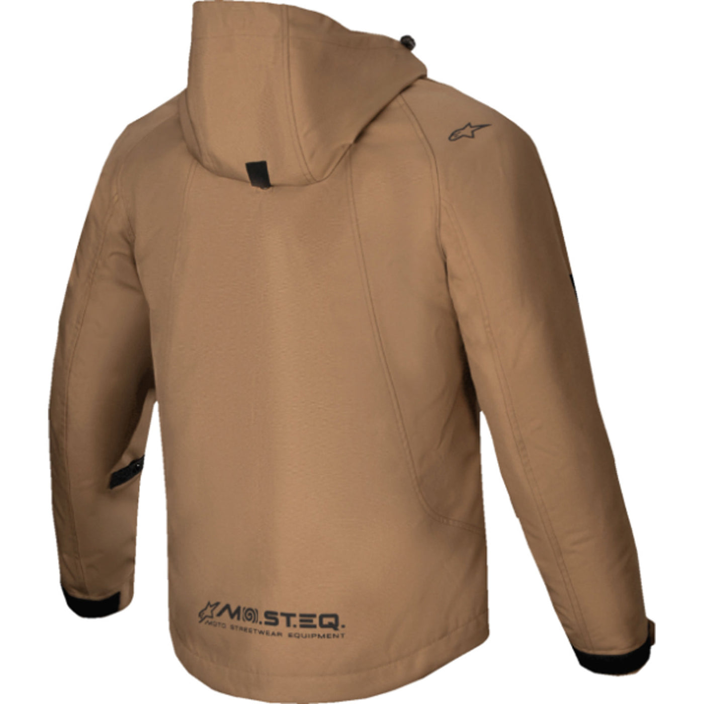 Alpinestars Morush Waterproof Jacket Utility Brown - Rear View