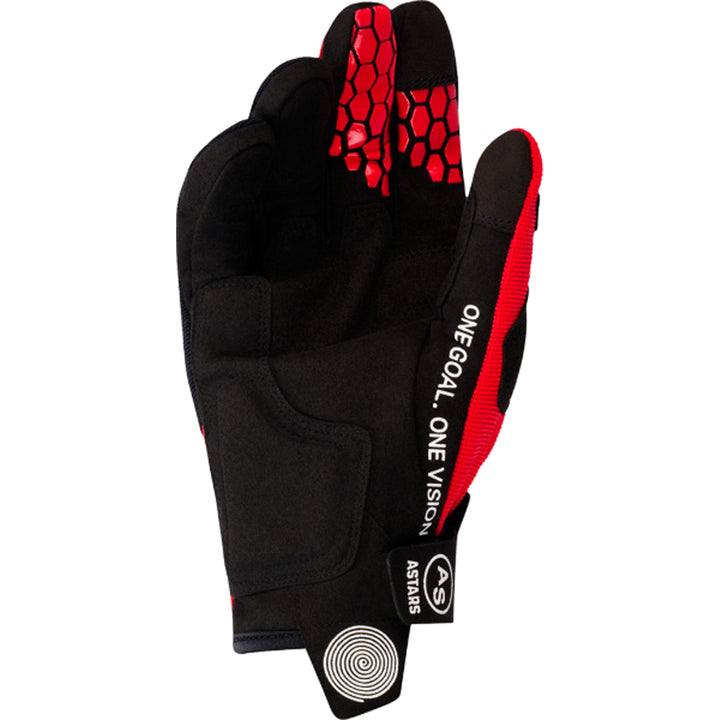 Alpinestars Pro-Dura Gloves Bright Red/Black - Palm View