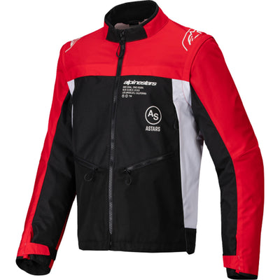 Alpinestars Pro-Dura Jacket Black/Red/White - Front View