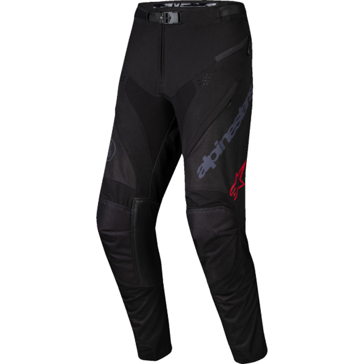 Alpinestars Pro-Dura Pants Black Magnet/White - Front View