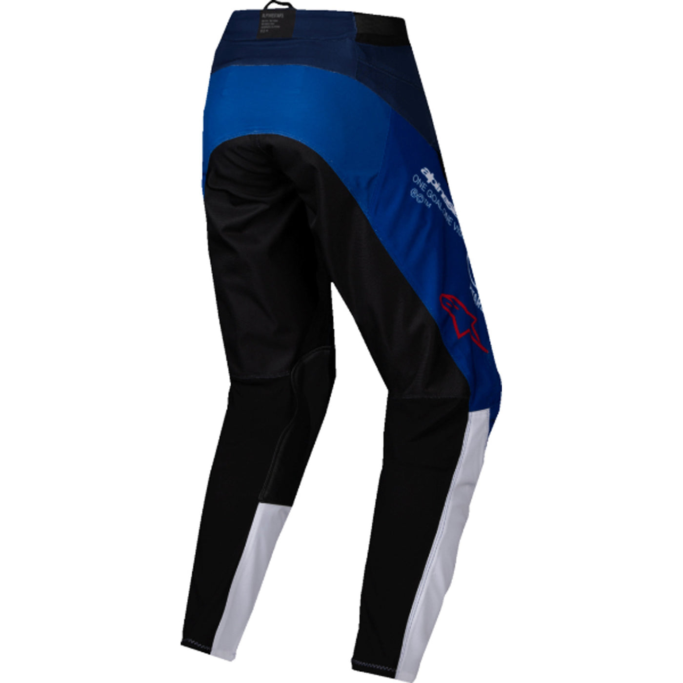 Alpinestars Pro-Dura Pants Navy/Bright Blue/White - Rear View