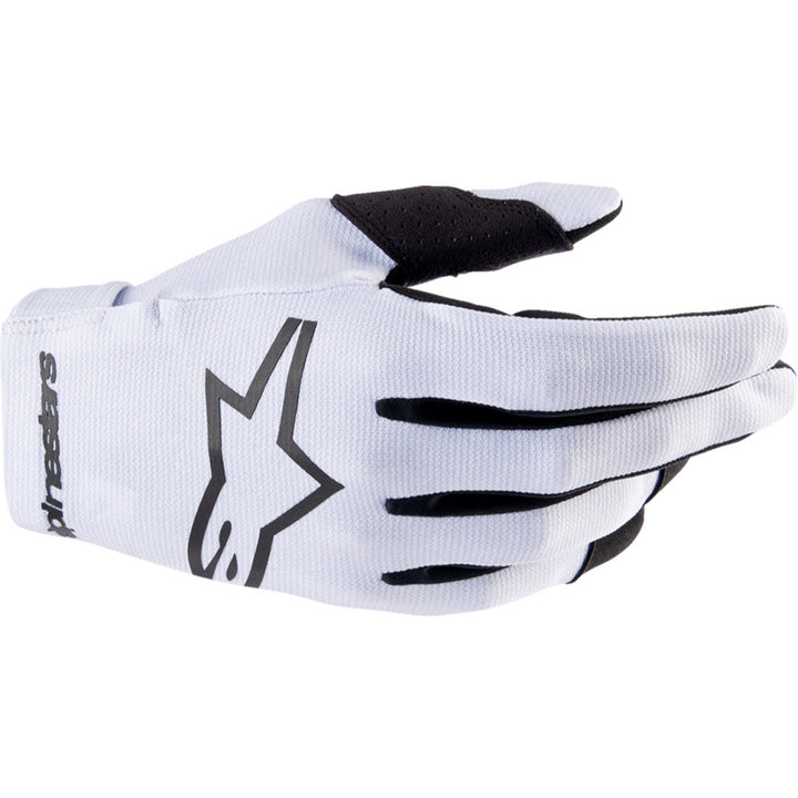 Alpinestars Radar MX Gloves Haze Gray/Black - Back of Hand View