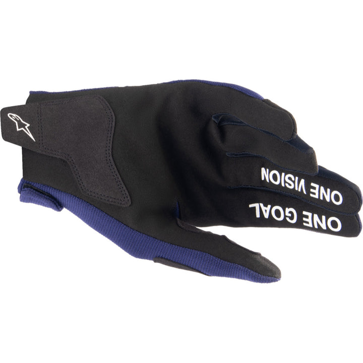 Alpinestars Radar MX Gloves Night Navy/White - Palm View