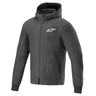 Alpinestars Radium Tech Hoodie Black/White - Front View