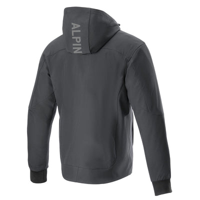 Alpinestars Radium Tech Hoodie Black/White - Rear View