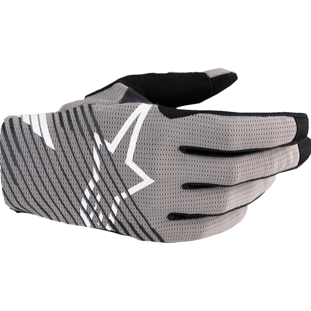 Alpinestars Radar Pro MX Gloves Black - Back of Hand View