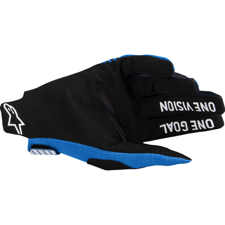 Alpinestars Radar Pro MX Gloves Blue - Palm View