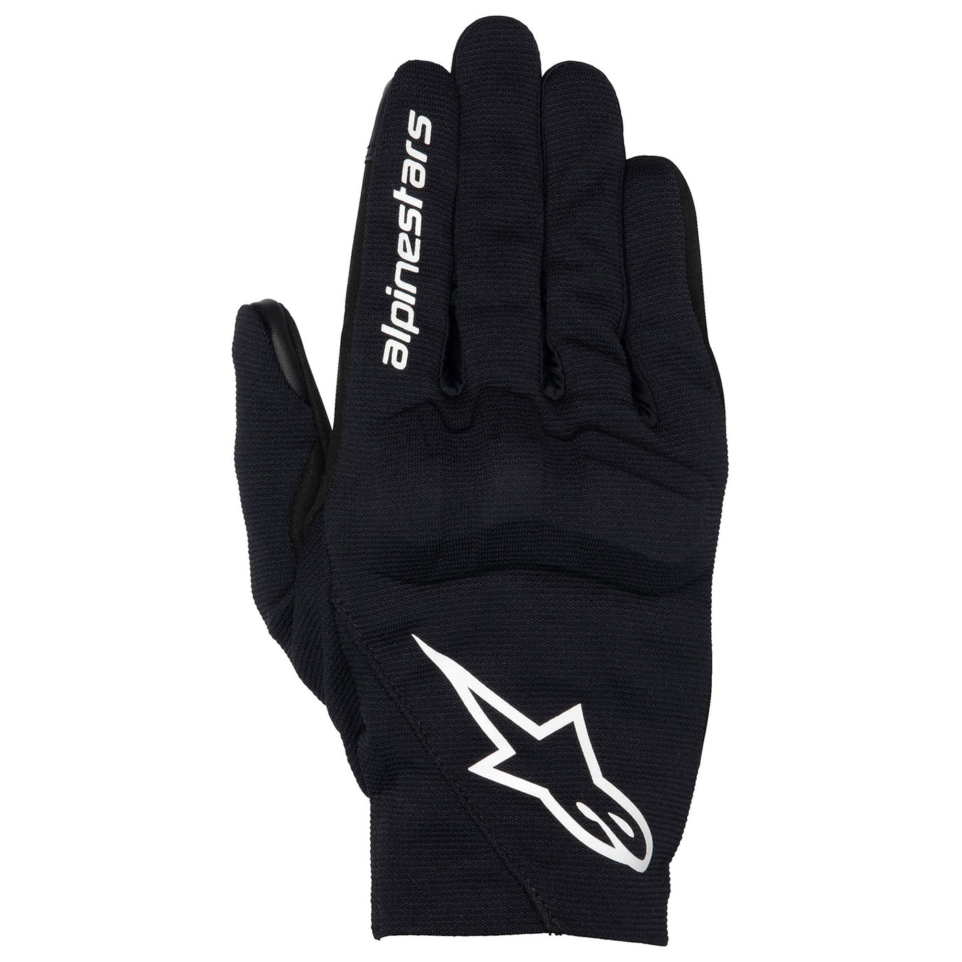 Alpinestars Reef V2 Gloves Black/White - Back of Hand View