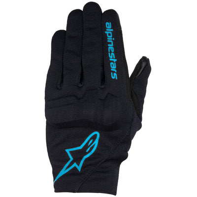 Alpinestars Reef Women's V2 Gloves Black/Hawaiian Ocean - Back of Hand View