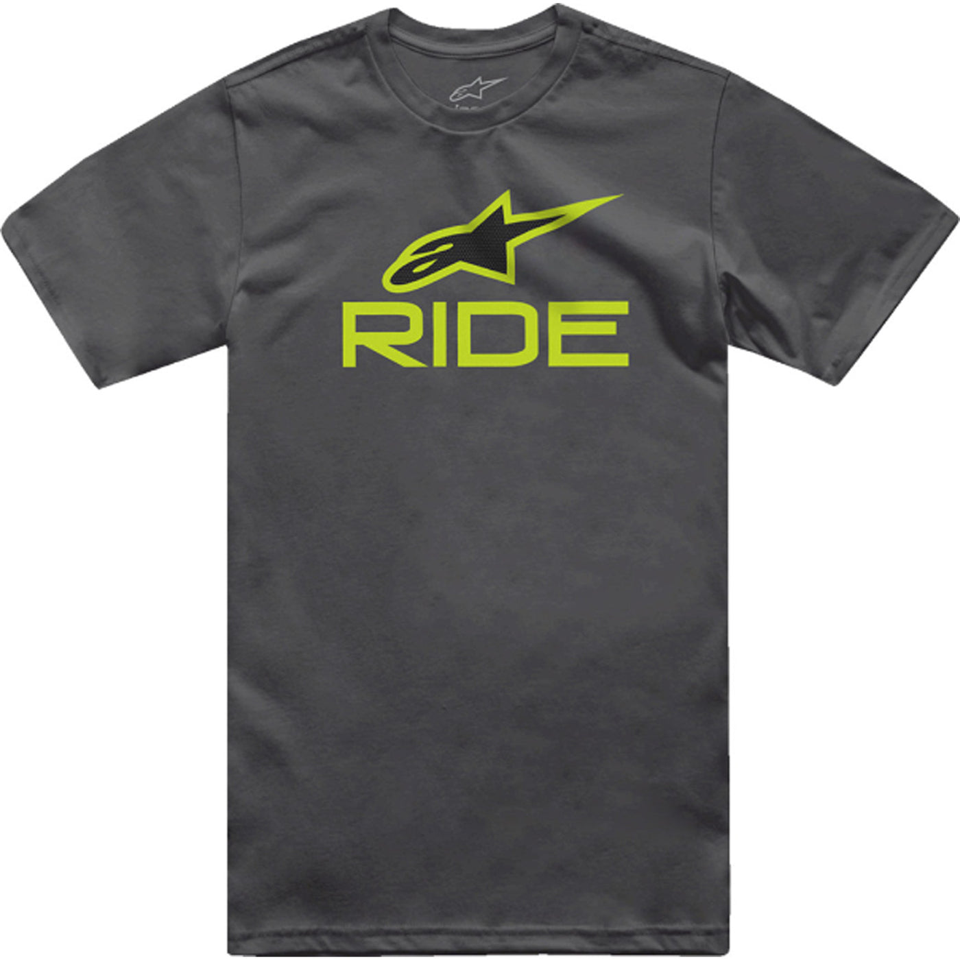 Alpinestars Ride 4.0 CSF T-Shirt Charcoal/Lime/Black - Front View