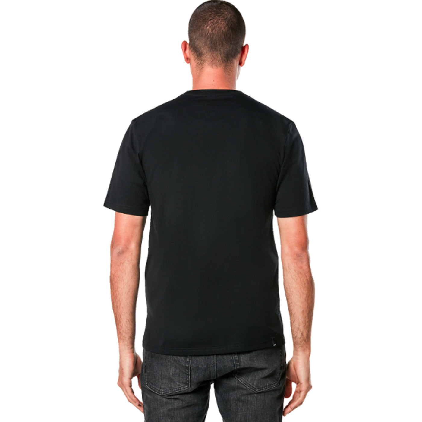 Alpinestars Ride 4.0 CSF T-Shirt Camo Black - Rear View of Model Wearing Shirt