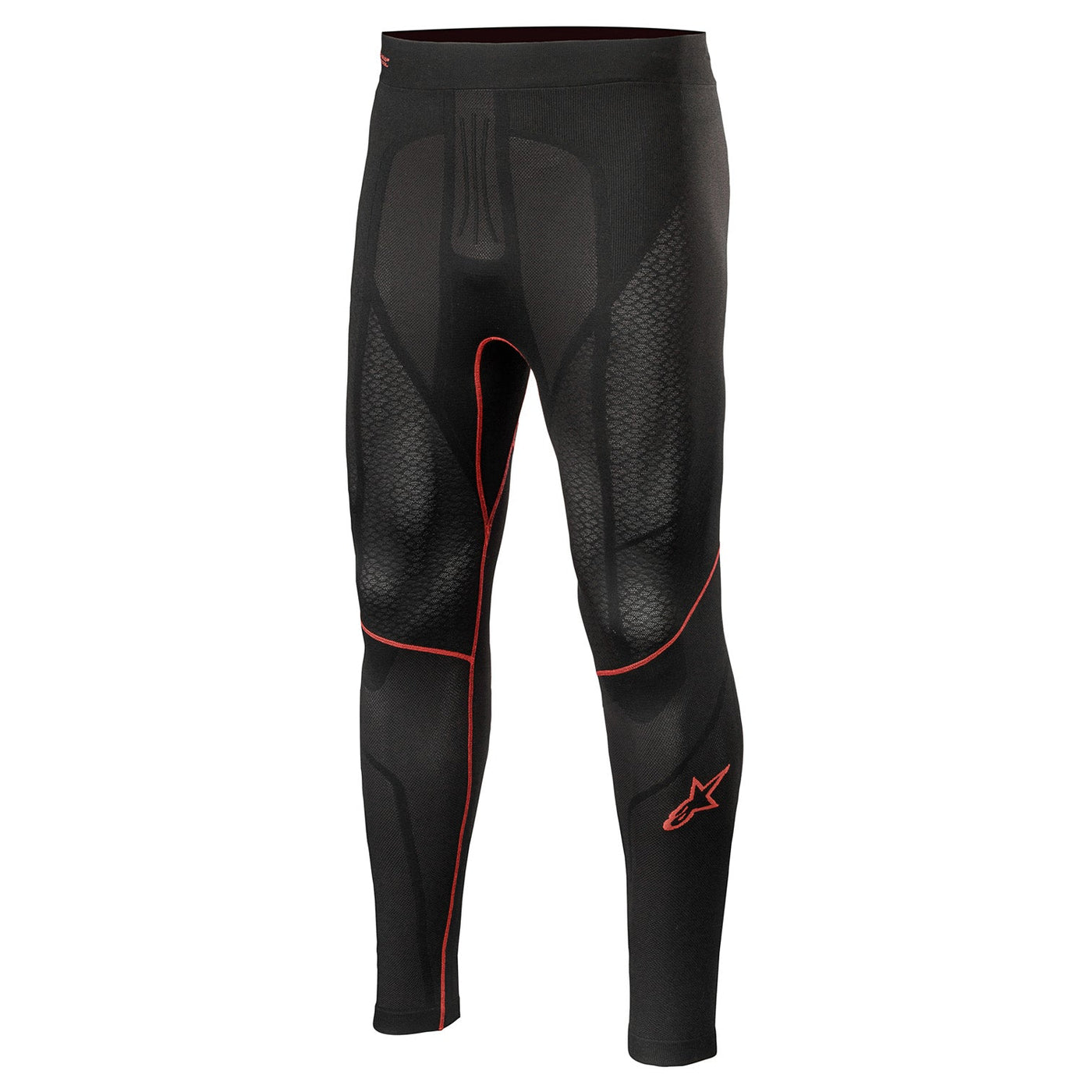 Alpinestars Ride Tech V2 Bottom Summer Black/Red - Front View