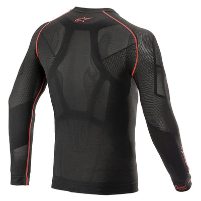 Alpinestars Ride Tech V2 Long Sleeve Summer Black/Red - Rear View