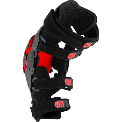 Alpinestars RK-1 Plasma Knee Braces Black/Red - Rear View