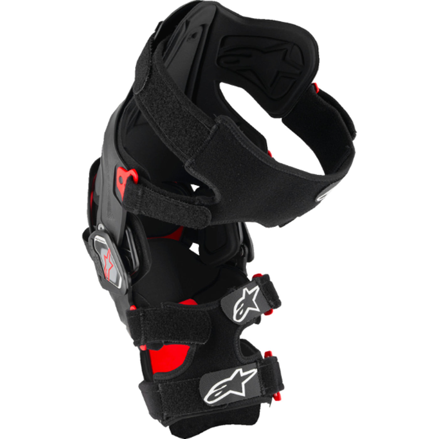 Alpinestars RK-7 Plasma Knee Braces Black/Red - Rear View