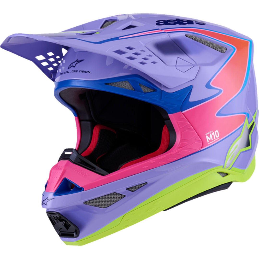 Alpinestars Supertech M10 Jett Lawrence R01 Helmet - Front Left Side View