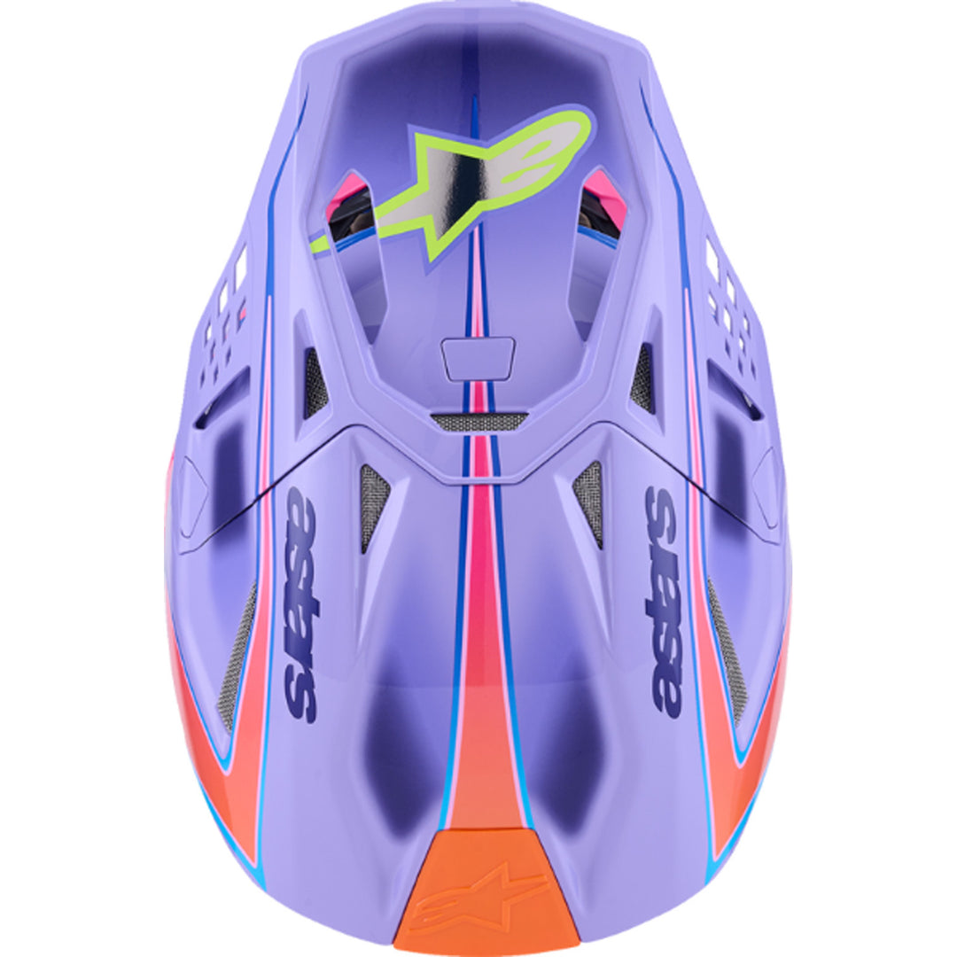 Alpinestars Supertech M10 Jett Lawrence R01 Helmet - Top Down View