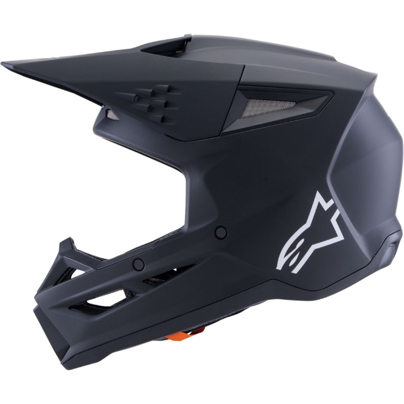 Alpinestars SM3 Solid Helmet Matte Black - Left Side View