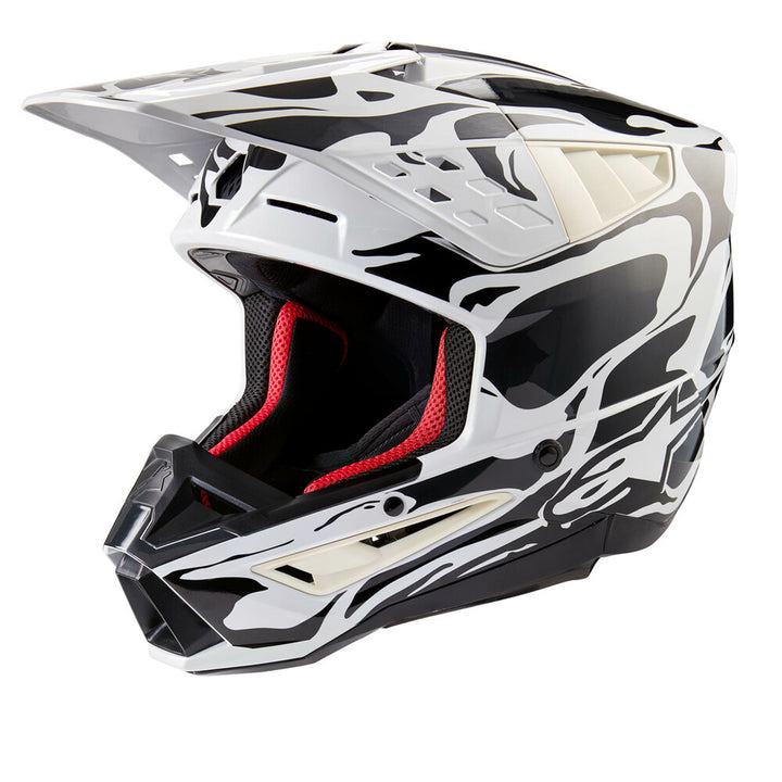 Alpinestars SM5 Mineral Helmet Cool Gray/Dark Gray - Front Side View