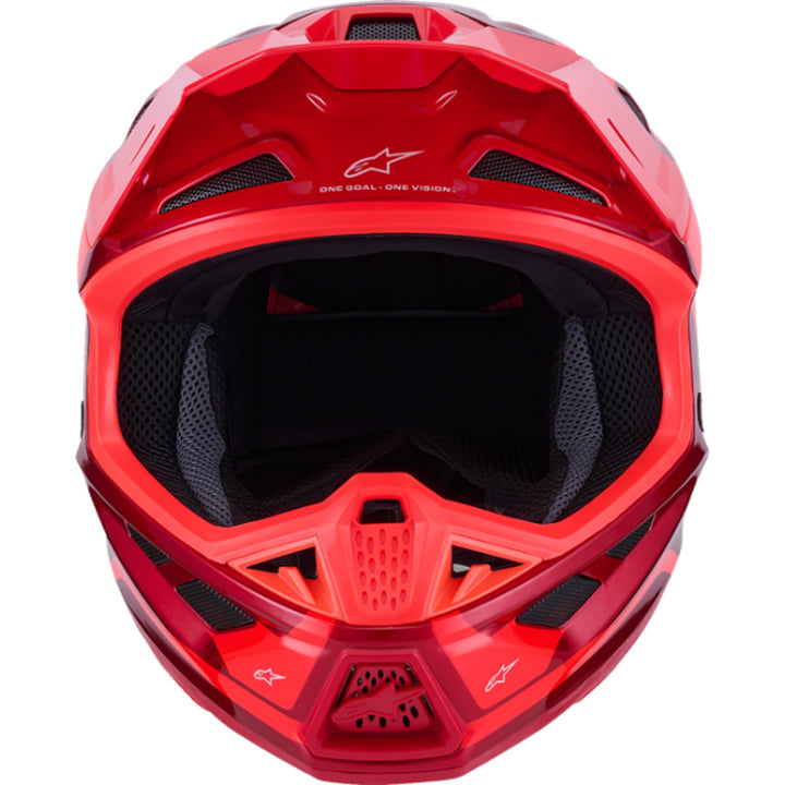 Alpinestars SM7 Core Helmet Gloss Red - Front View